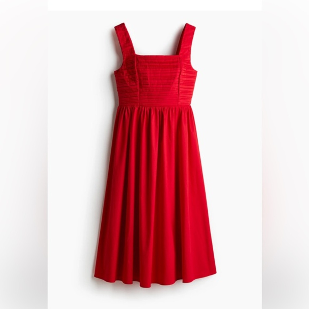 H&M Red Midi Dress